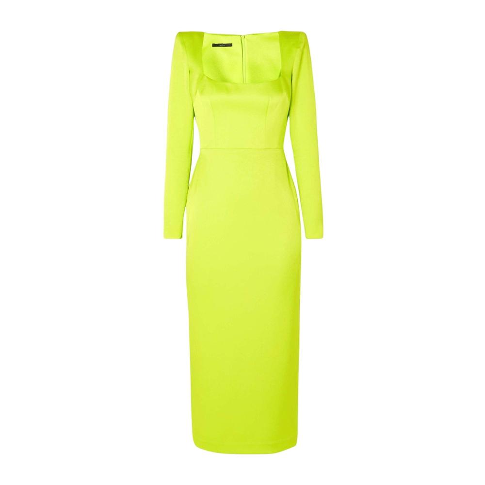 Alex Perry - Manor Strong-Shoulder Midi Dress - UK 12
